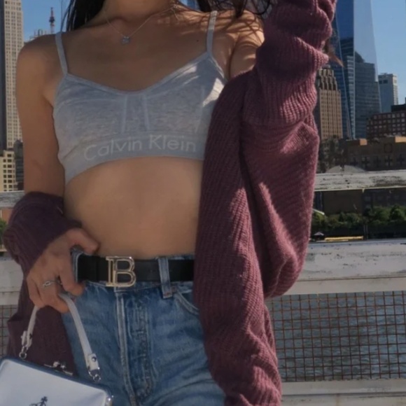 Purple Knit Cardigan - Picture 7 of 7